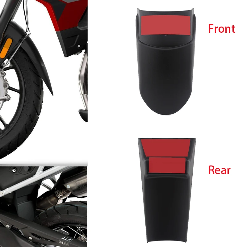 

Motorcycle ABS Black Front Rear Fender Mudguard Extension Protector For TRIUMPH TIGER 850 Tiger 850 Tiger 900 Sport Rally 20-21