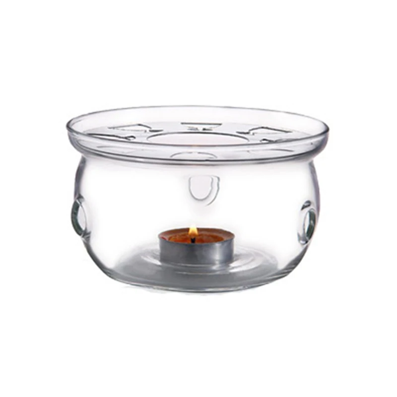 Glass Tea Warmer Wax Warmer Classical Candle Essential Oil Burner Fragrance Warmer Suitable for Home Bedroom Decor