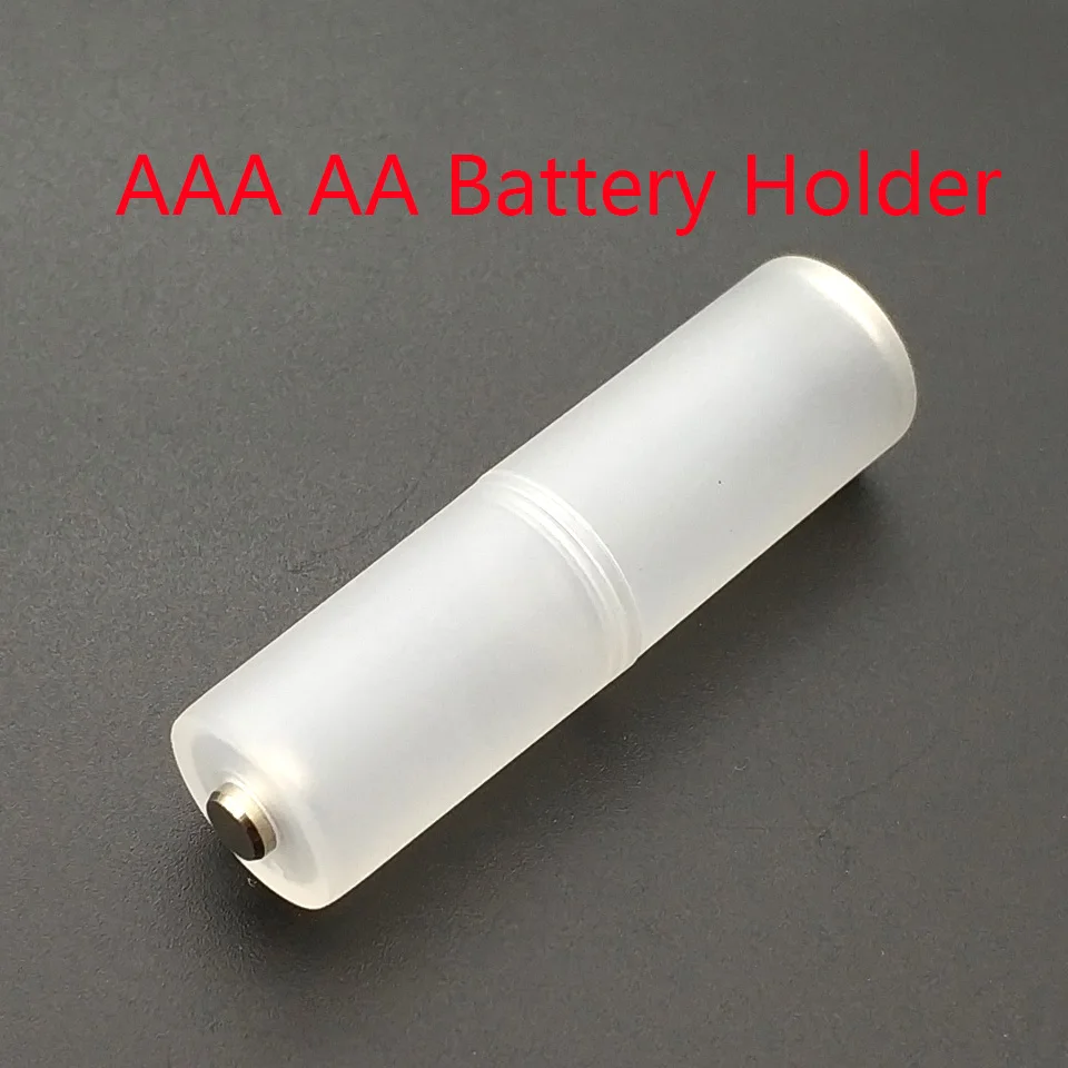 AAA To AA Battery Converter Adapter AAA Battery Holder AA Plastic Case Battery