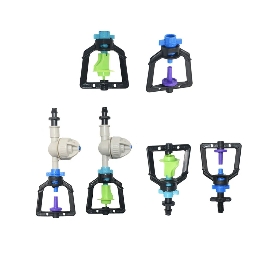 10Pcs 360 Degree Rotating Refraction Sprinklers Hanging Refract Water Saving  Atomizing Nozzle For Garden Irrigation