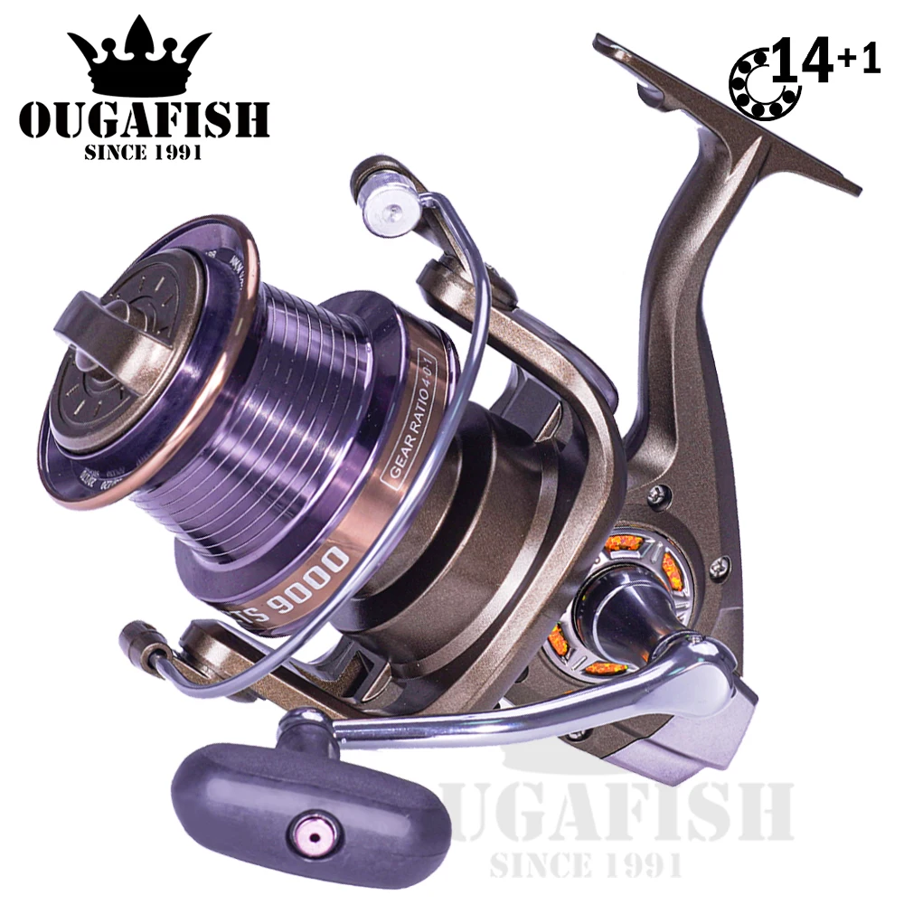 

Metal Spinning Fishing Reel 14+1BB Max Drag 26-30kg Molinete Carretilha De Pesca Accesorios Mar Cape Fish Angeln Equipamentos