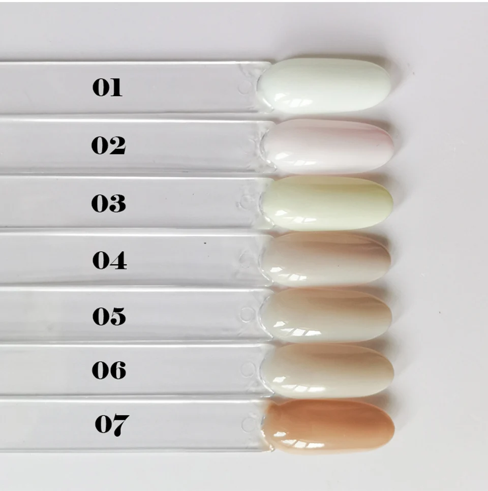 OXXI 10ml Natürliche Basis für Gel-Lack Semipermanenter Nude Rubber Base Gellac Nagelkunst Jelly Color UV Nagel-Unterlack Nagellack – Detail 10