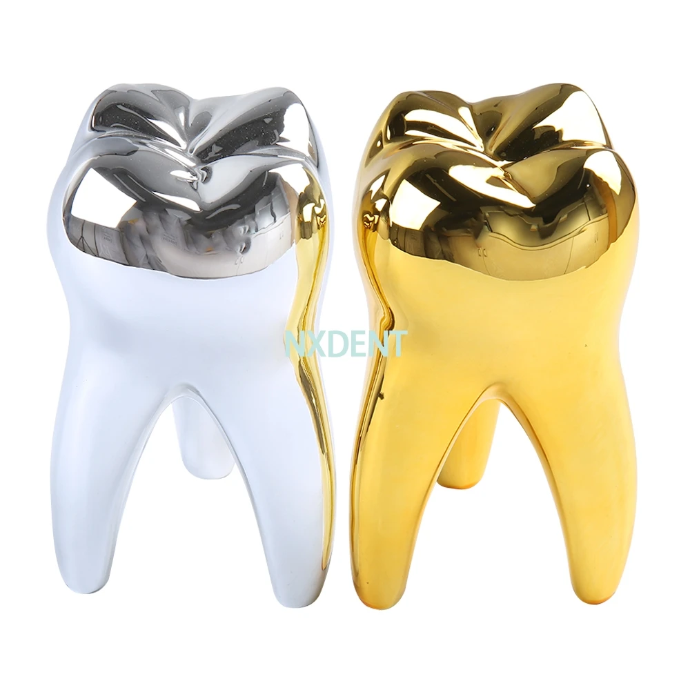 New Dentist Gift Small Tooth Model Figurines Ornament Artcrafts Dentistry Gifts Clinic Office Desktop Sculpture Decoration