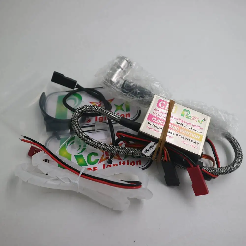 RCEXL CDI Series Automatic Advancing Angle Ignition (CDI) for NGK CM6 Single Gasoline Engine DLE20 DLE30 DLE50 DLE55