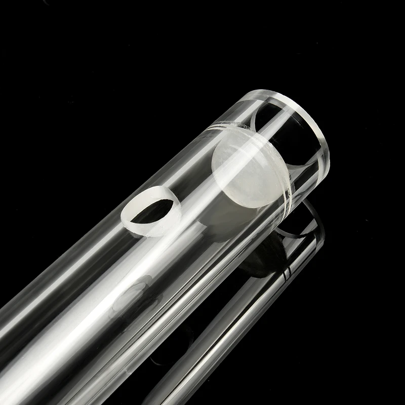 Transparent Acrylic Flute for Woodwind Instrument, 6 Holes, Musical Instrument, High Quality, DIZI Flute