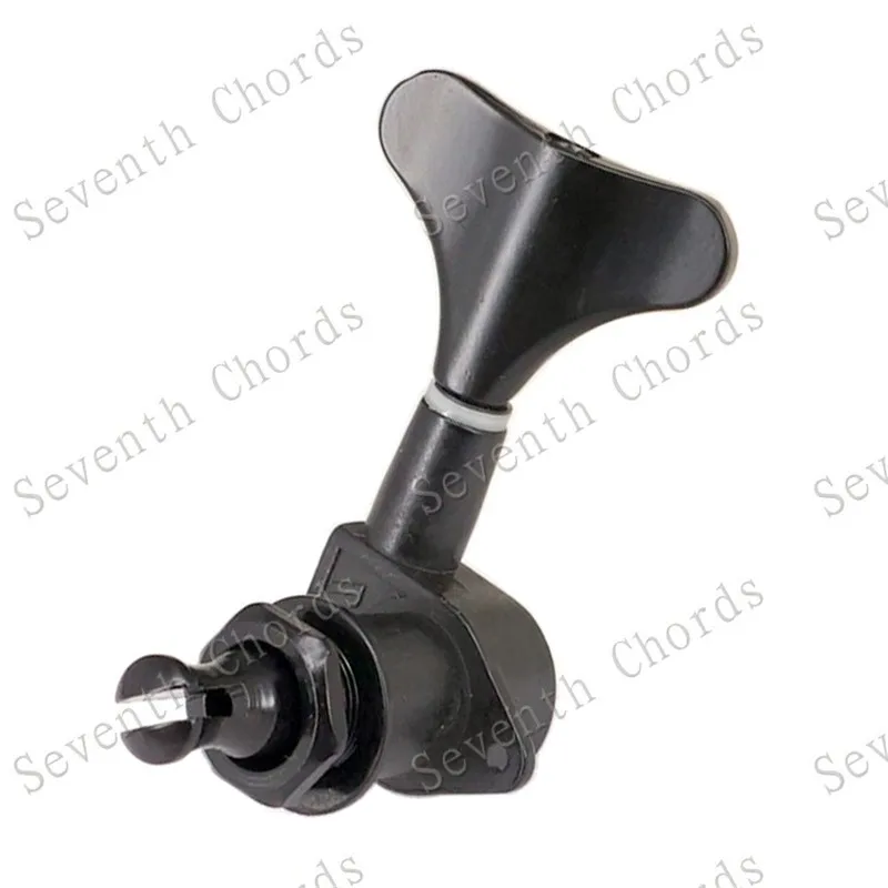 

A Set 4 5 6 Strings Bass Guitar Tuning Peg Keys Tuner Black Musical Instrument Accessories Parts
