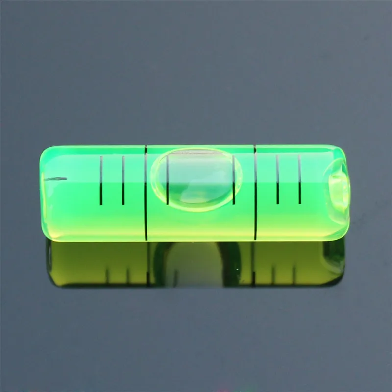 Multiple specifications and precision New glass tube level bubble High precision spirit level Green liquid blister Diameter 9mm