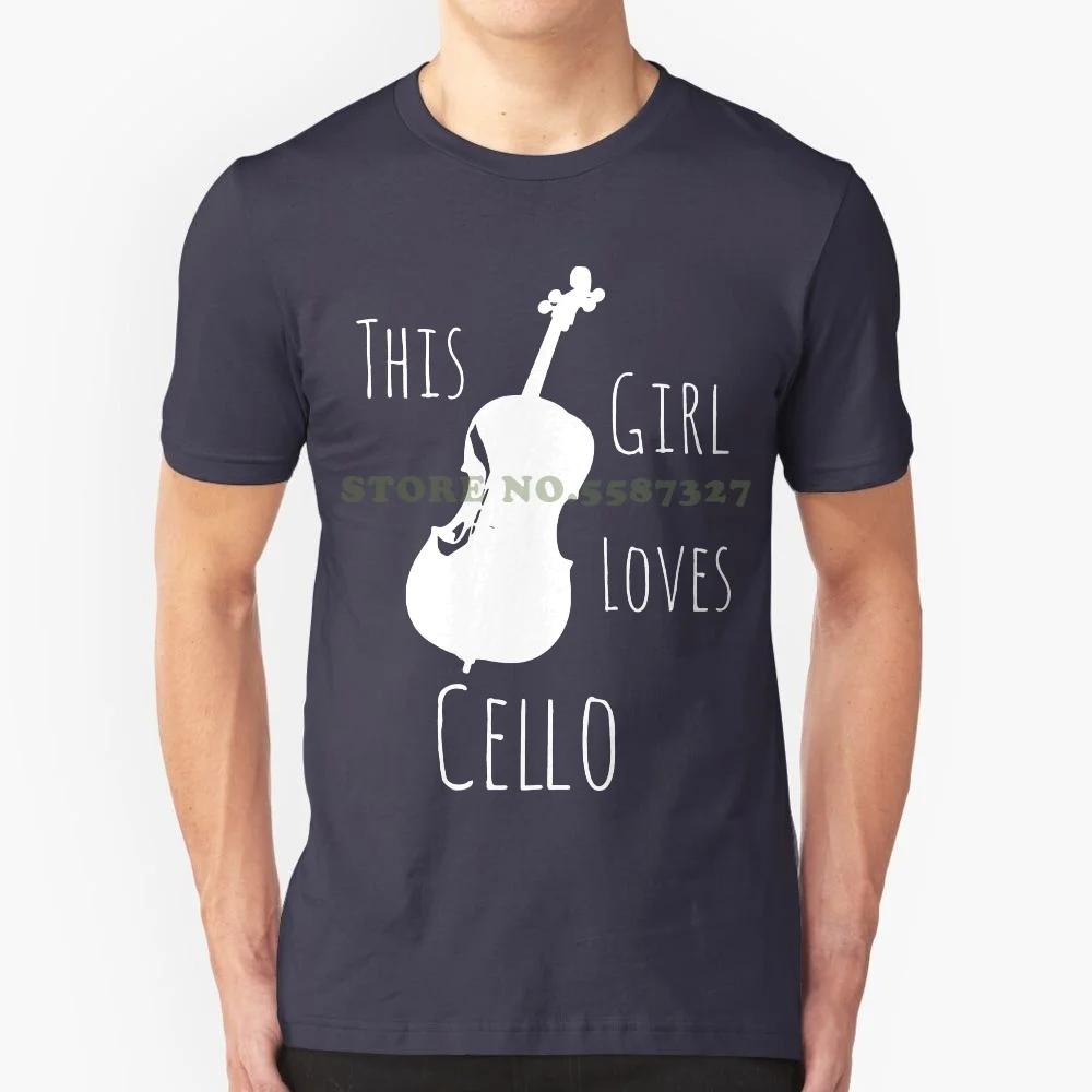 Cute Girls Clothing This Girl Loves Cello Fun Gifts T Shirt Harajuku Punk Tops Tshirt