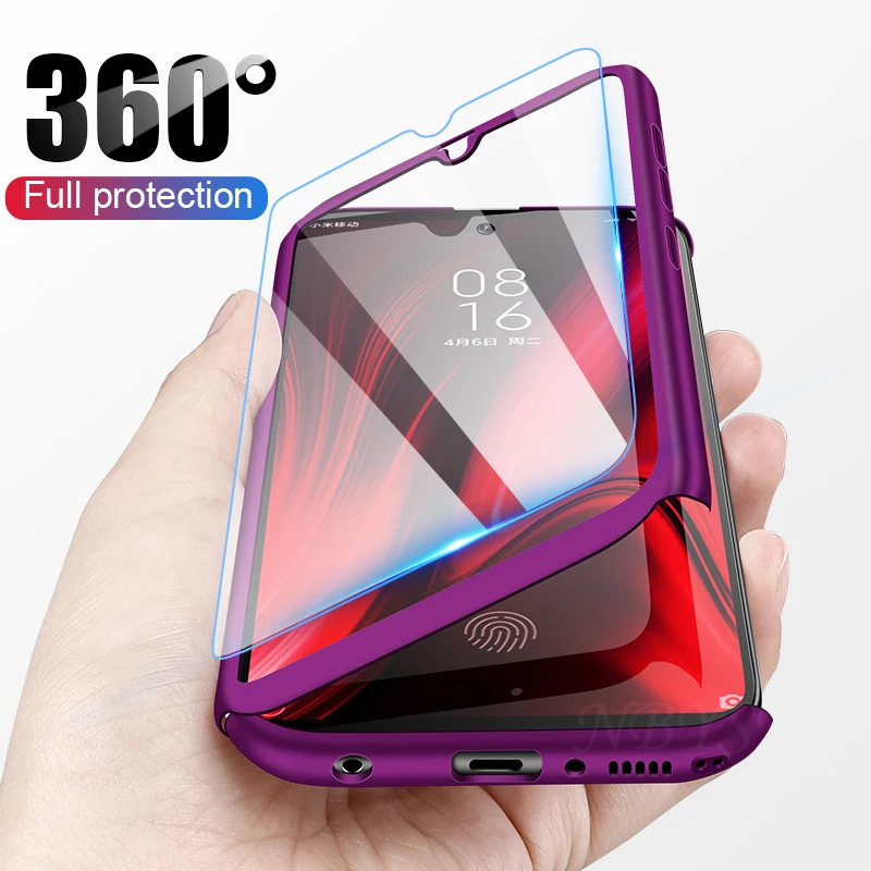 360 Full Protective Phone Case For Xiaomi Redmi Note 9 9T 8 7 6 K20 Pro 7A S2 Case For Xiaomi Mi 9T 5X 6X A2 Lite Max 2 3 Case