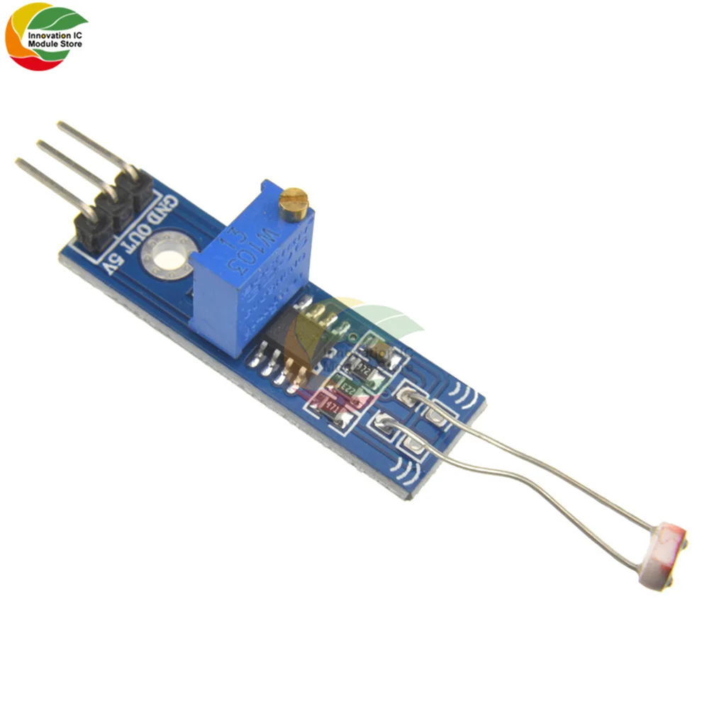 Photoresistance Detection Optical Photosensitive Light Sensor Board For Arduino LM393 DO Voltage Output PCB Module 3.3V 5V