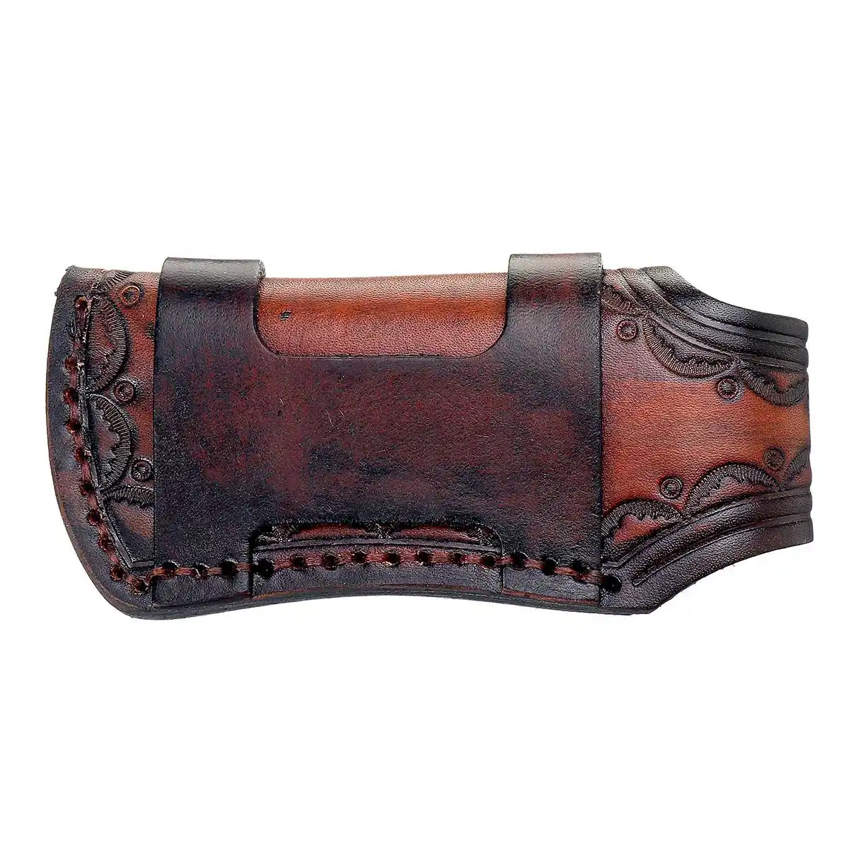 Faca artesanal de couro, bainha de cinto, fivela de bolso, cosplay, kit de decoração de traje, acessórios de ferramenta de faca dobrável