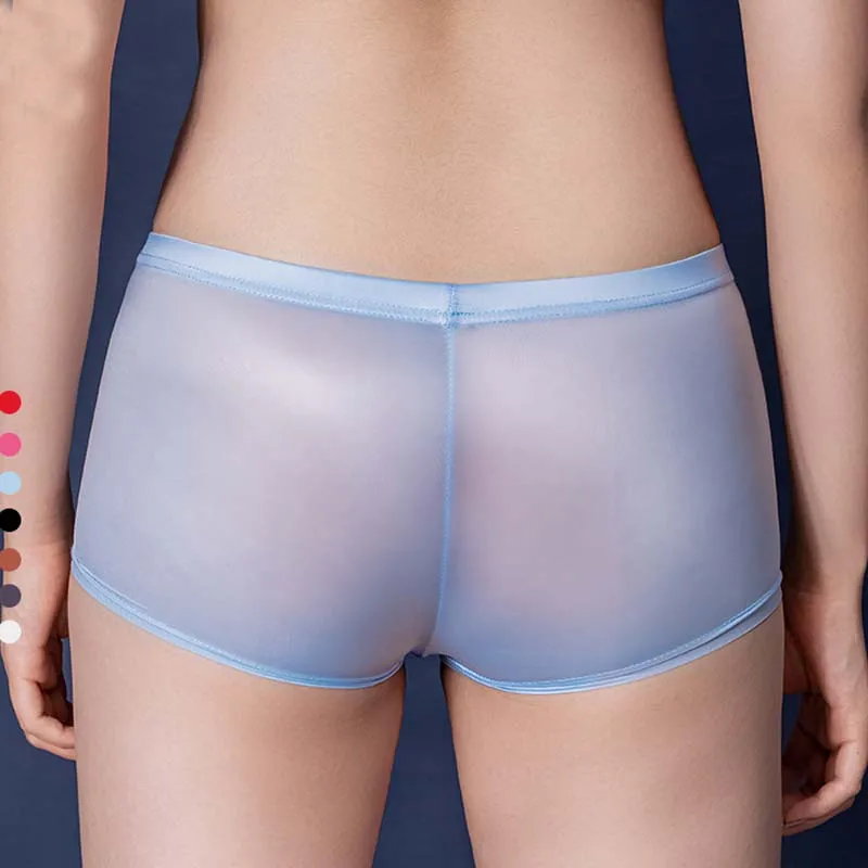 Underwear Men Boxer Shorts Pouch Big Penis Bulge Panties Shiny Underpants Seamless Enhances Boxershorts men underwear