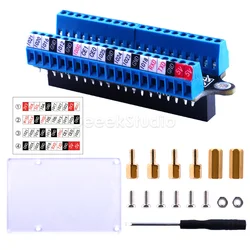 Raspberry Pi GPIO Expansion Board Terminal Block Breakout Board With Screwdriver For Raspberry Pi 4B/3B+/3B/2B/1B+/Zero/Zero W