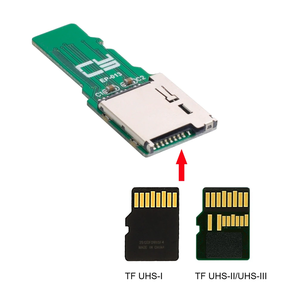 TF Micro SD Male Extender to TF Card Female Extension Adapter PCBA SD/SDHC/SDXC UHS-III UHS-3 UHS-2