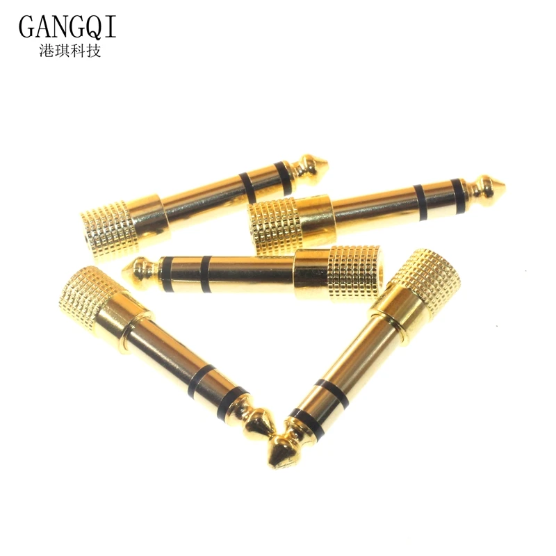 

1PCS Audio 6.5 to 3.5 Adapter Microphone Mic Headset 3.5mm Female to 6.35 Male Plug Small to Large