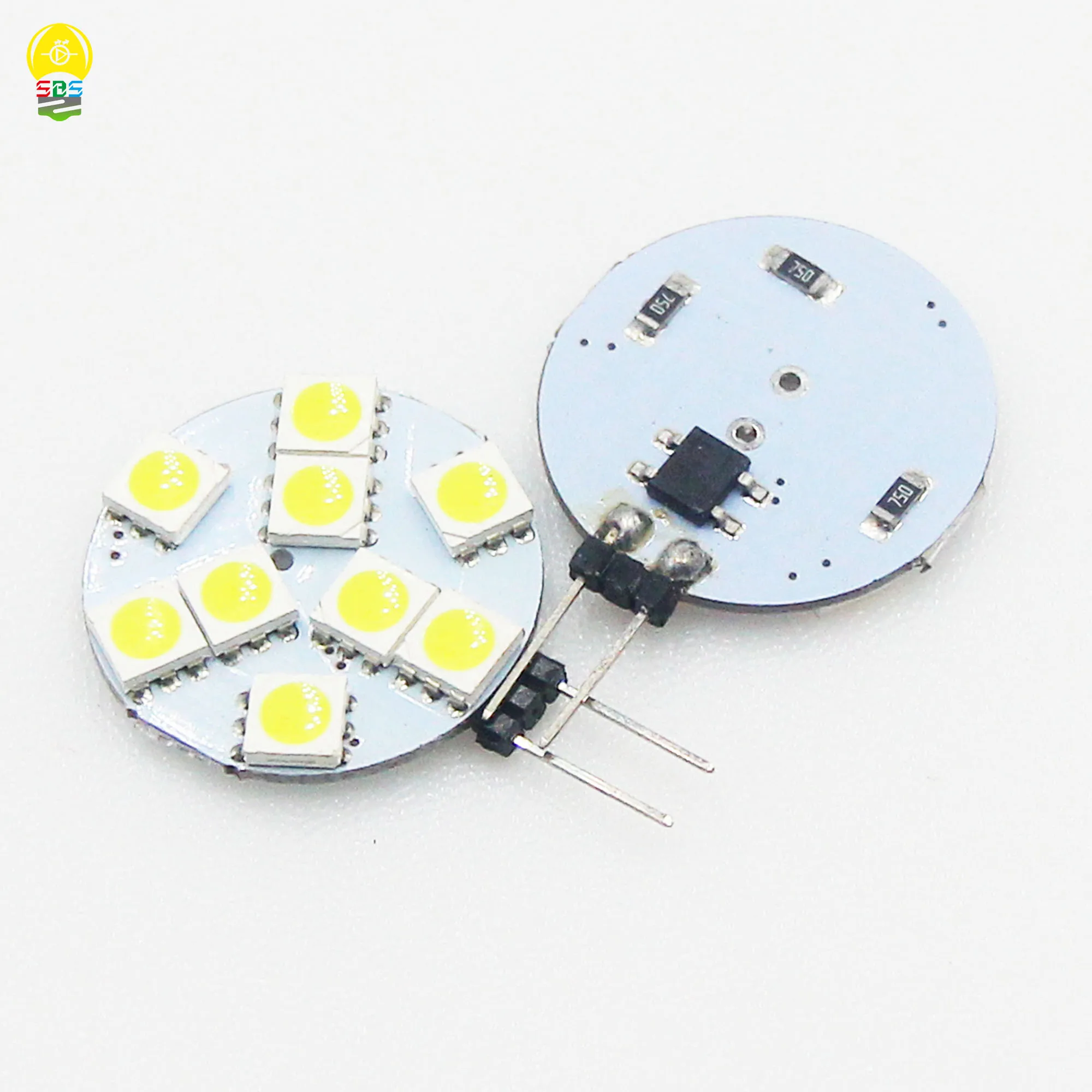 2 قطعة/الوحدة G4 LED لمبة 5 واط تيار مستمر 12 فولت المدخلات 9 قطعة 5050 SMD LED رقائق 1.8 واط G4 المقبس 9 المصابيح الدافئة الباردة الأبيض استبدال مصباح هالوجين ضوء