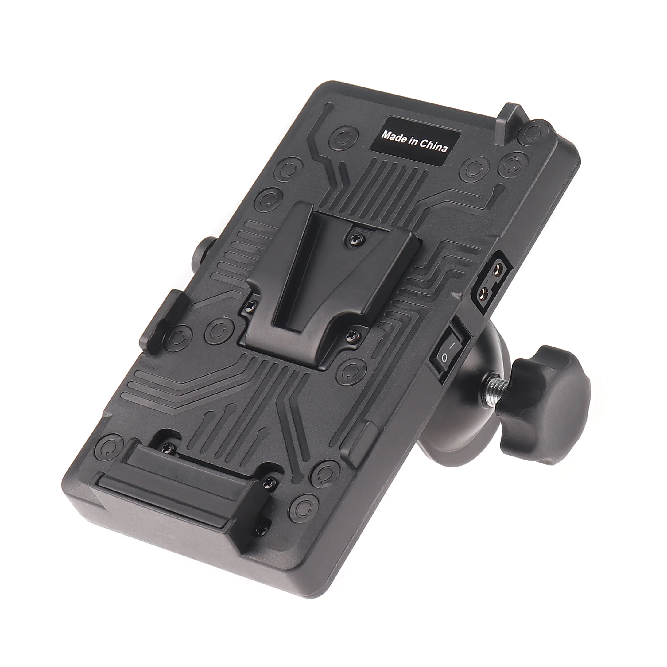 FOTGA BP Battery Back Pack Adapter V-Lock Mount Plate for Sony D-Tap DSLR Rig External