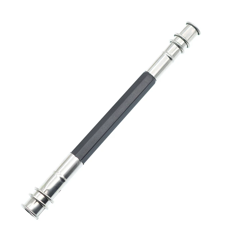1Pc Metal Rvs Double Hoofd Potlood Extender Pen Verlengd Pen Houder Schets Potlood Extension Pole Kinderen Briefpapier