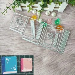 Nowa książka notatnik matryca do cięcia metalu scrapbooking dekoracyjna tłoczona dekoracja albumu fotograficznego tworzenie kartek DIY rękodzieła