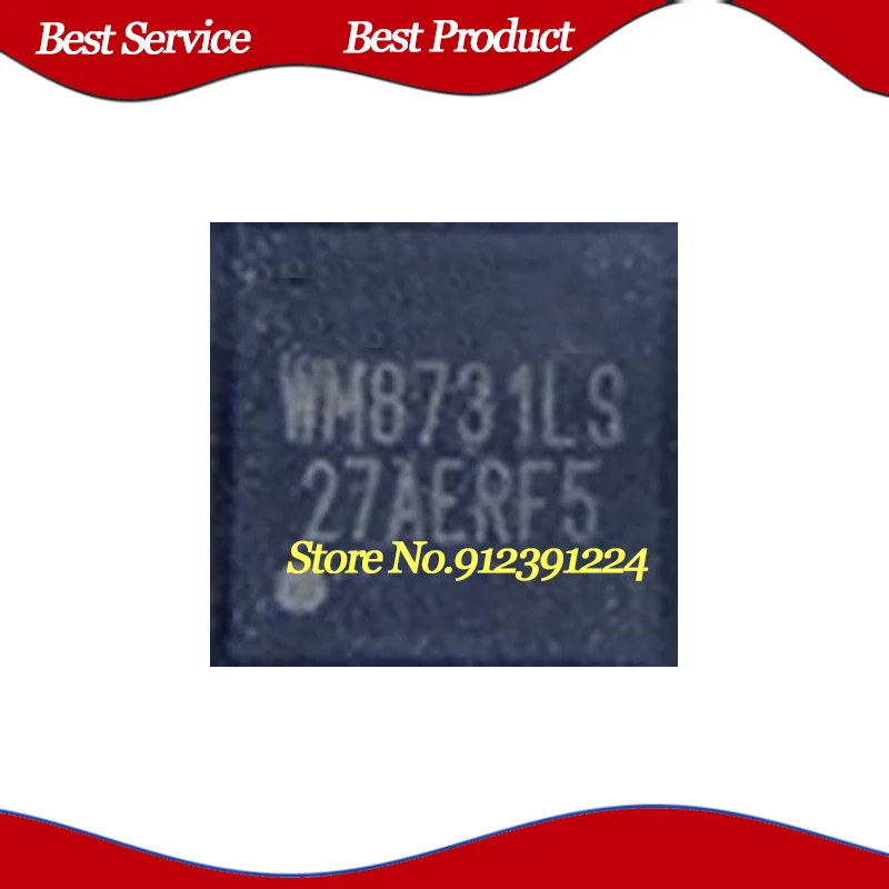 1 Pcs/Lot WM8731LSEFL/R QFN28 New and Original In Stock