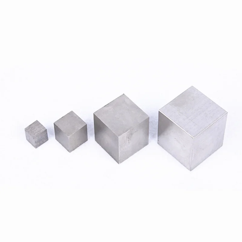 Molybdenum Nickel Iron Copper Block Aluminum Density Cube Element Collection Handmade Craft Hobby 20mm 30mm 40mm 50mm