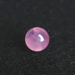 5A Natural Madagascar Rose Quartz Crystal Single Bead DIY Beads Jewelry Making
