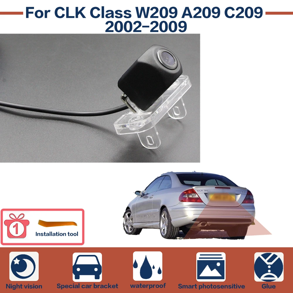 

Car Rear View Reverse Backup Camera Starlight Night Vision High Quality For Benz CLK Class W209 A209 C209 2002-2009