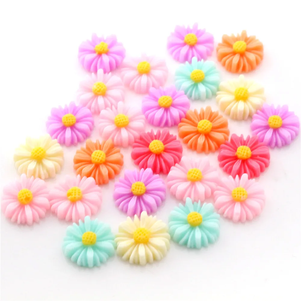 

40pcs/Lot 10/12mm Mix SunFlower Free to Post Phone Jewelry Accessories Pendant Necklace Charms Diy Handmade Findings Components