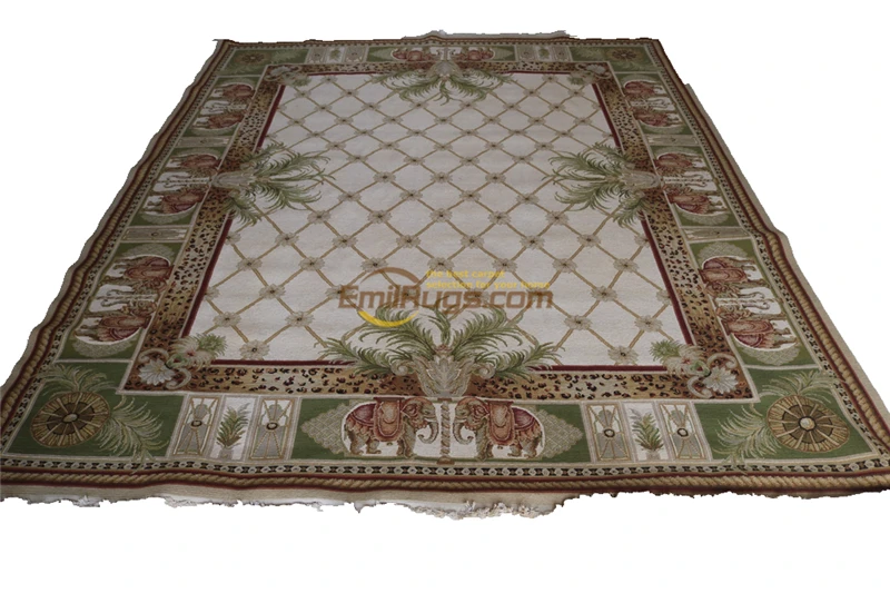 

carpet for bedroom Hand-woven European style carpet living room luxurious pure wool carpet