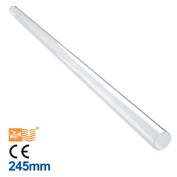 Replacement 245mm Quartz Sleeve QT5-245 for SEV-5215 0.5gpm Water Filter UV disinfection