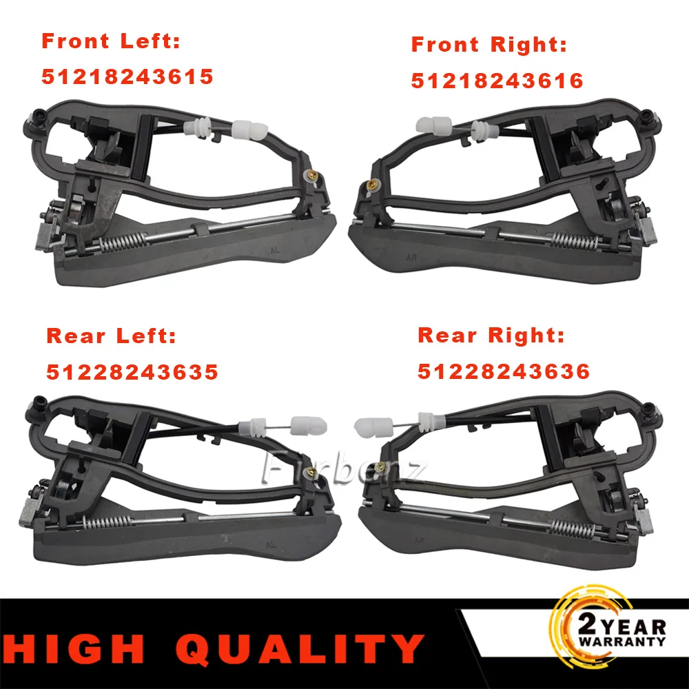 Car Door Handle Carrier Bracket Handle Housing Fits For BMW X5 Off-road E53 51218243615 51218243616 51228243635 51228243636