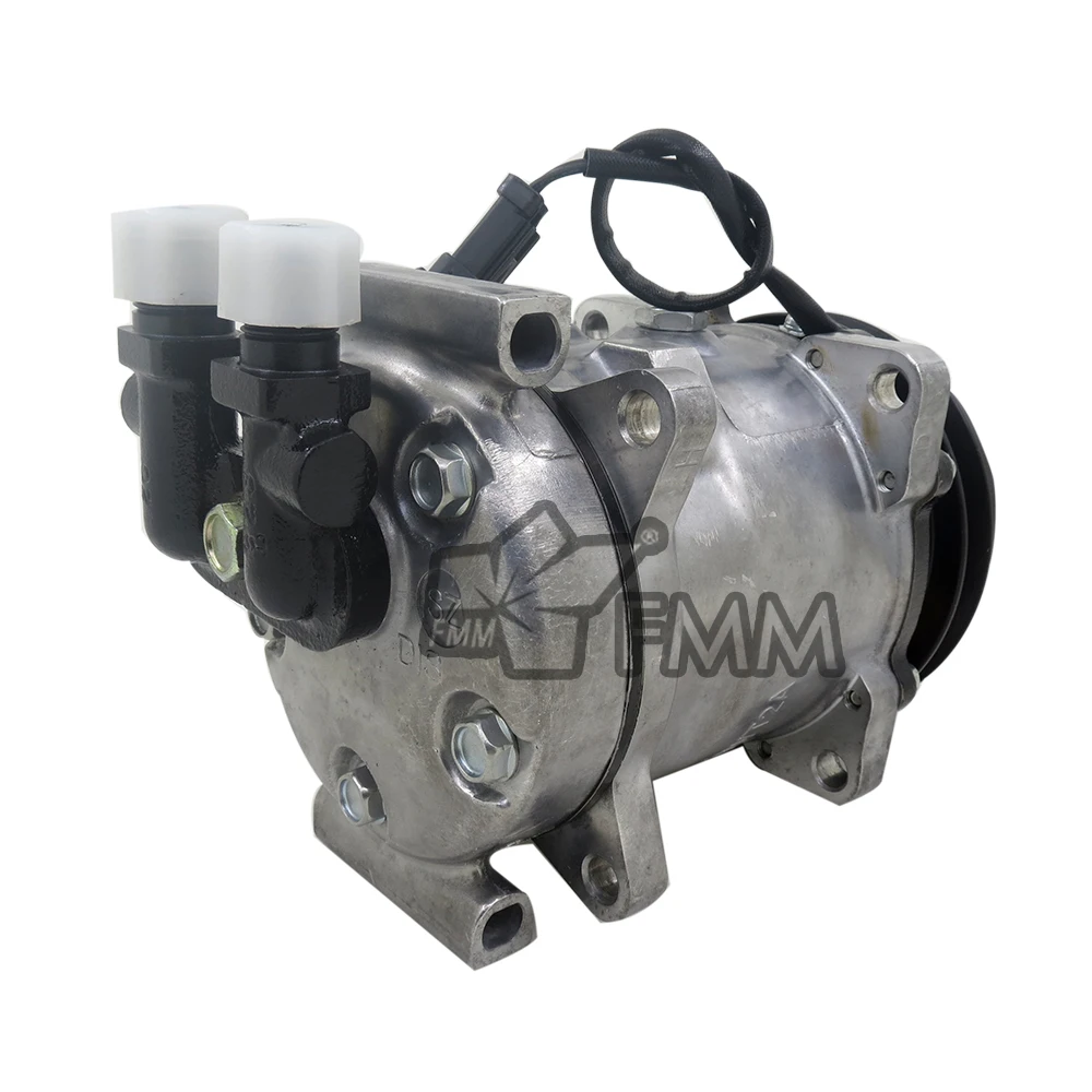 Air auto AC compressor for Bobcat Skidsteer Loader S550 S570 T550 T590 7279628 7363374 6733655 702358