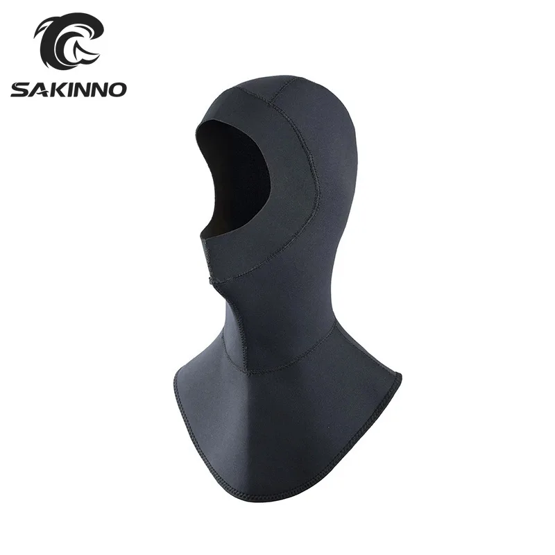 Neoprene Wetsuit Hood Scuba Diving Hood 2MM for Men Women Youth, Bib Dive Cap Surfing Thermal Hood for Kayak Snorkel Swim Sail