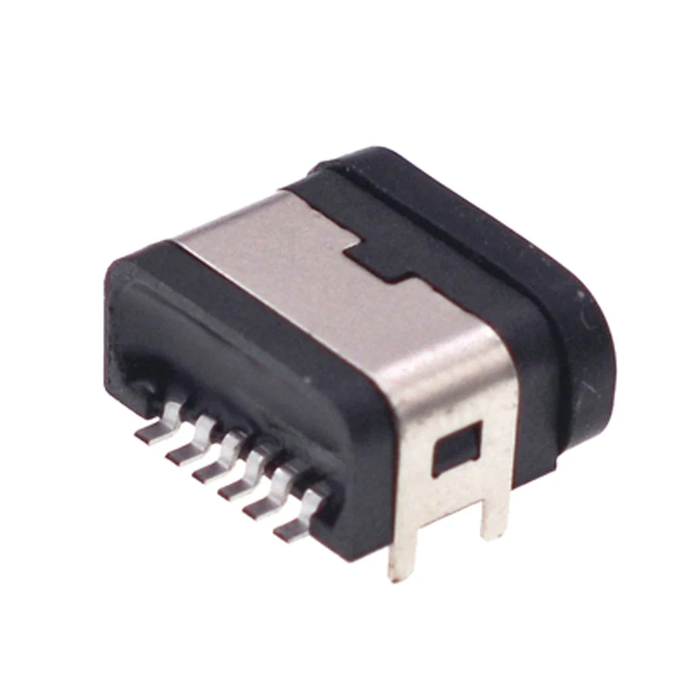 防水USBメス充電ジャック,2個,5個,タイプC,6ピン,タブレット,Lenovo,Huawei