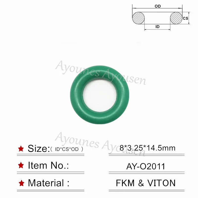 

Free Shipping 500pieces FKM Rubber Oring Seal 8*3.25mm for Nissan Tiida Car Fuel Injector Repair Kits (AY-O2011)