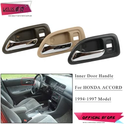 ZUK Car-Styling Chroming Auto Inner Door Handle Car Interior Door Handle For HONDA ACCORD 1994 1995 1996 1997 Black Gray Brown