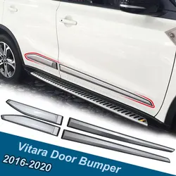 For Suzuki Vitara Door Bumper Strip ABS Material Prevent Collisions Decorate 2016 2017 2018 2019 2020 Car Accessories