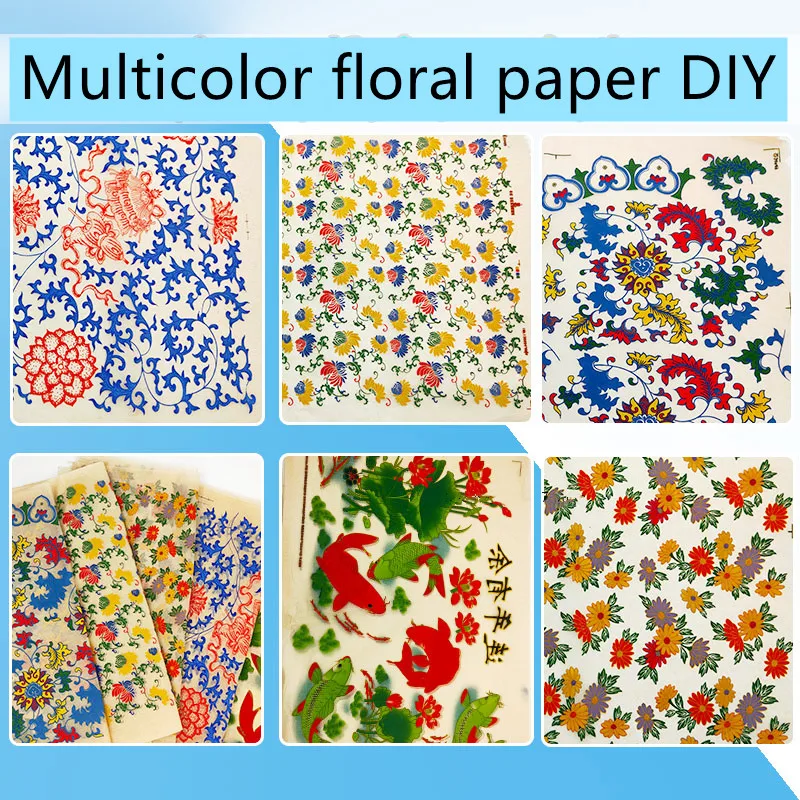 2 sztuk/zestaw ceramiki sztuki kolorowe kwiat papieru ceramiczne Underglaze transferu papierowa naklejka wysokiej temperatury porcelany naklejka