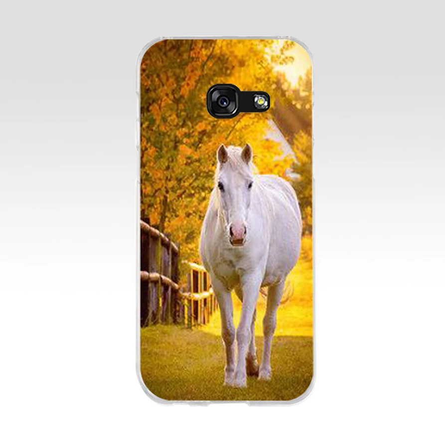 168FG Horse Animal Printed   Soft Silicone Tpu Cover phone Case for Samsung a3 2016 a5 2017 a6 plus a7 a8 2018 s6 7 8 9