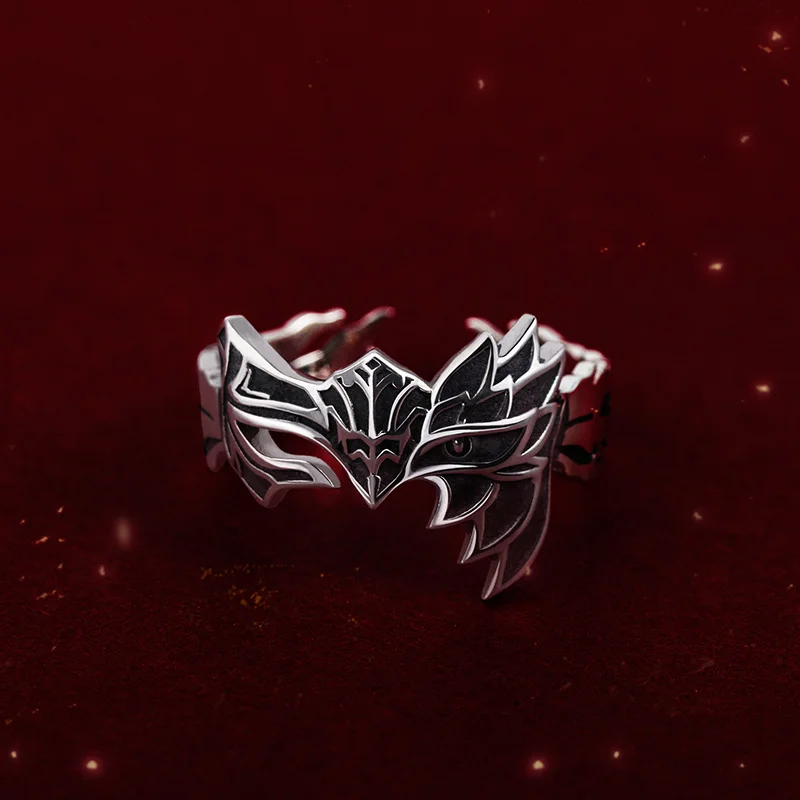 [Battle Through The Heaven]Fights Break Sphere Ring Silver 925 Sterling  Anime Role Xiao Yan