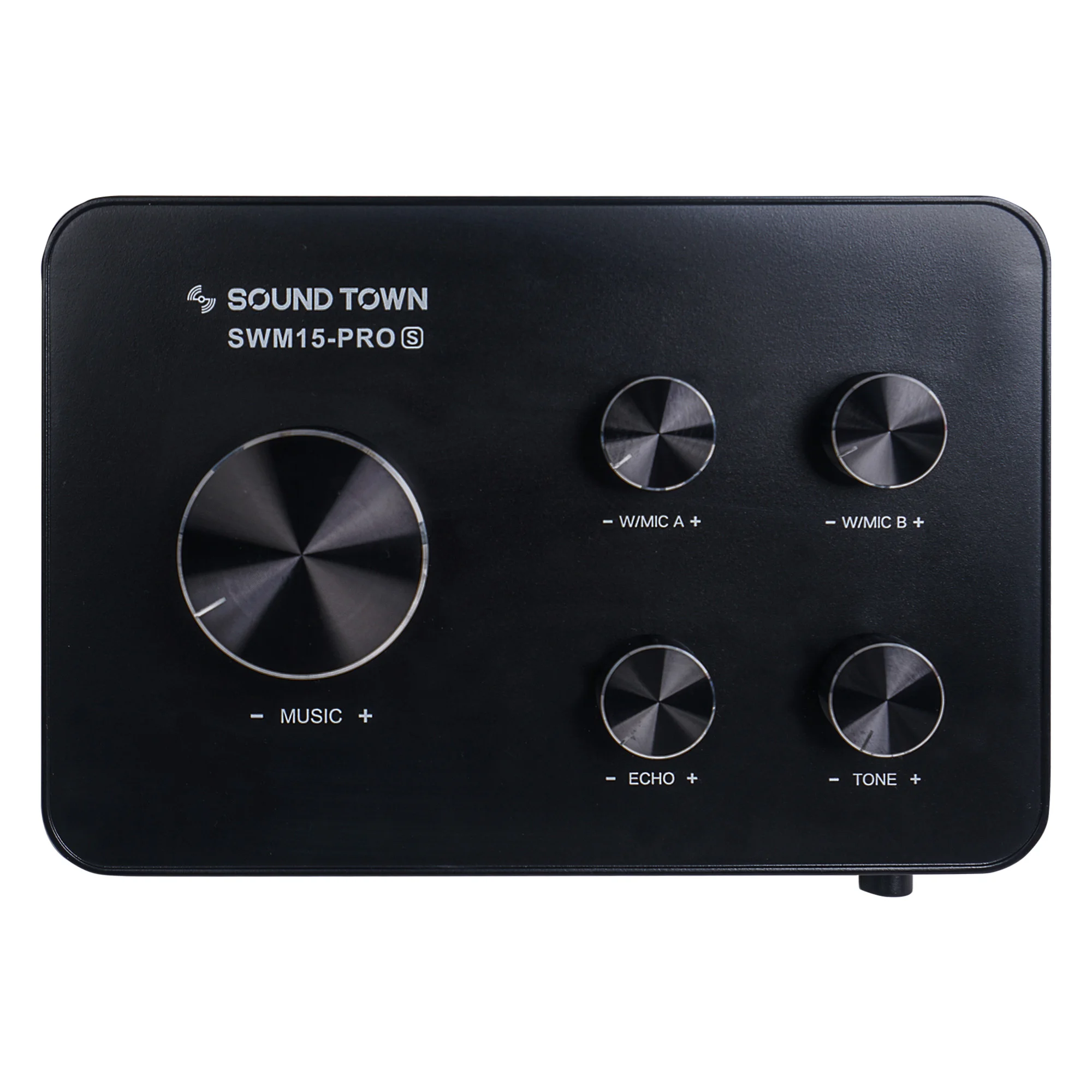 Sound Town Wireless Microphone Karaoke Mixer System, Supports HDMI-Compatible, Optical, Smart TV, Bluetooth (SWM15-PROS)