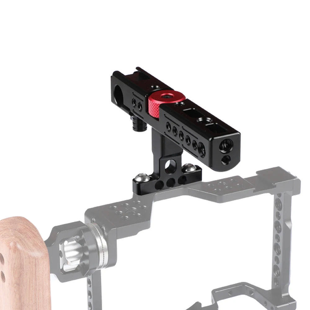 Manico superiore Kayulin manico per formaggio con morsetto per asta da 15mm e supporto per scarpe per accessori per Kit fotocamera