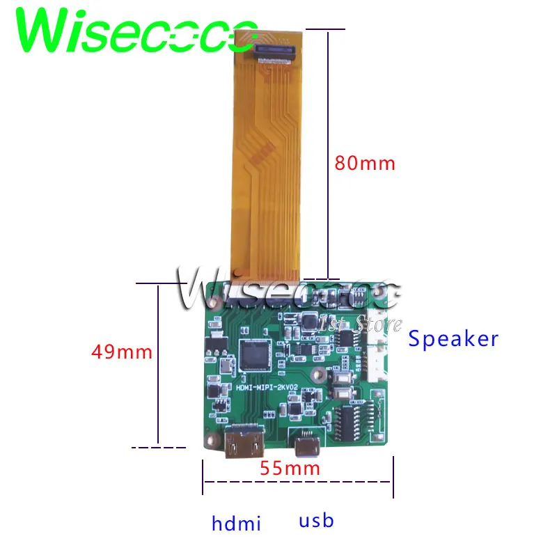 Imagem -04 - Polegada Círculo Tela Lcd Round Display Fhd 1080*1080 Mipi Placa de Motorista 1080p Ips Tft Painel 5