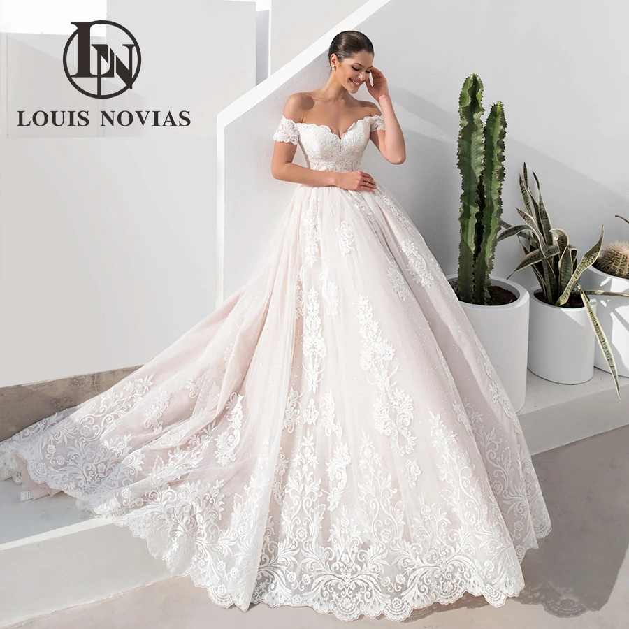 

LOUIS NOVIAS New Arrival Off the Shoulder Wedding Gown Vestidos De Novia