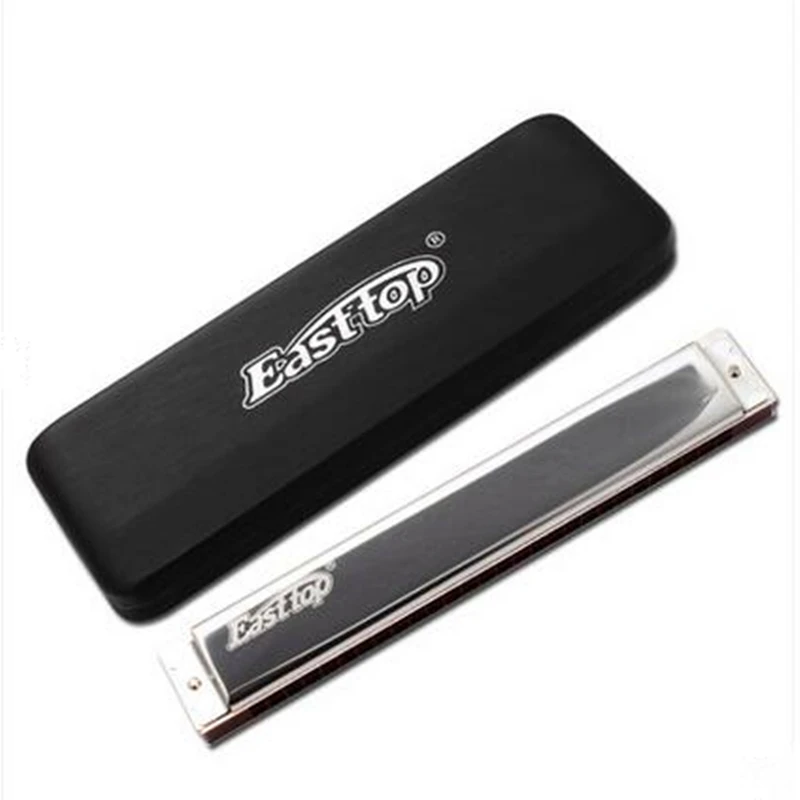 

Easttop 28 Holes Tremolo Harmonica Armonica C 28 Mouth Ogan Instrumento Musical 28 Hole Harmonica 12 keys to Choose