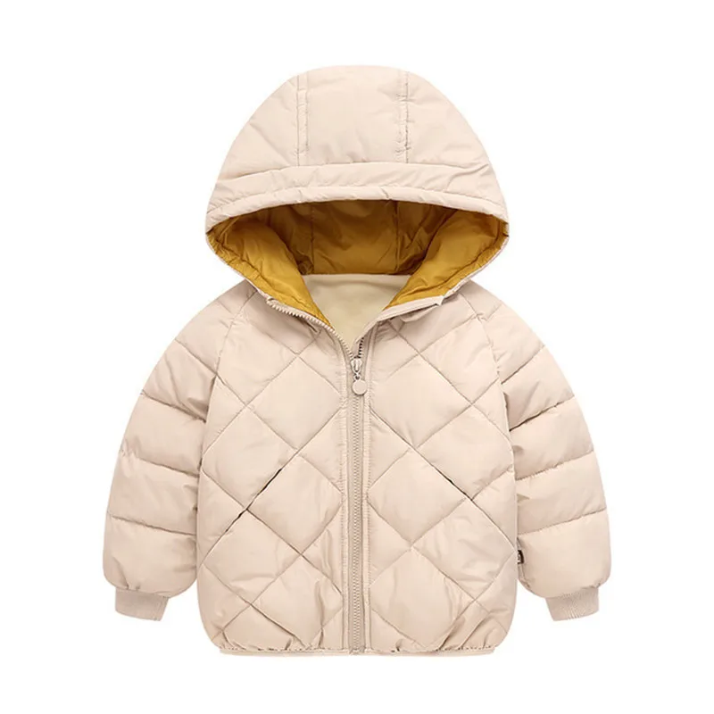 2024 Boys Jackets Children Hooded Outerwear Girls Warm Jacket Children Clothing Baby Outerwear Fashion Kids Zipper Coat Jacket