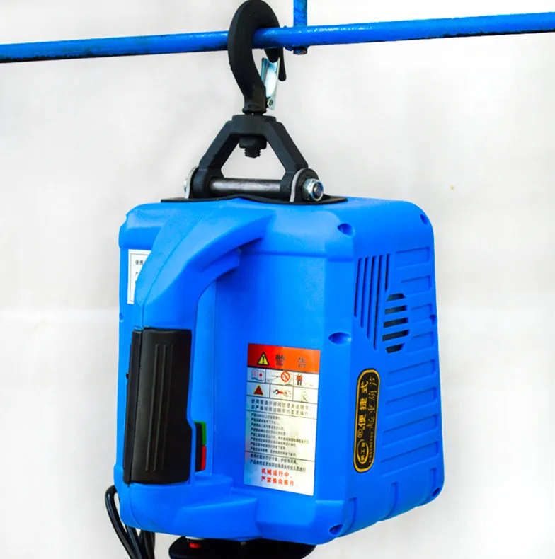 

RU 220V Portable Electric Winch 500KGX7.6M 200x19M with wireless remote controller winch traction block Electric hoist windlass