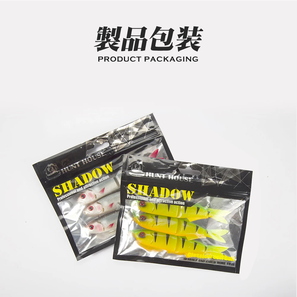 Hunthouse 3PCS Silicone Soft Fishing Lure 120mm 16g Artificial Bait Wobblers Swimbait Tackle For Bass Pike Trout Pesca LW235 view 6