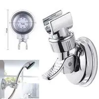 2019 supporto per soffione doccia argento supporto da parete per bagno supporto per ventosa supporto per doccia accessorio per il bagno