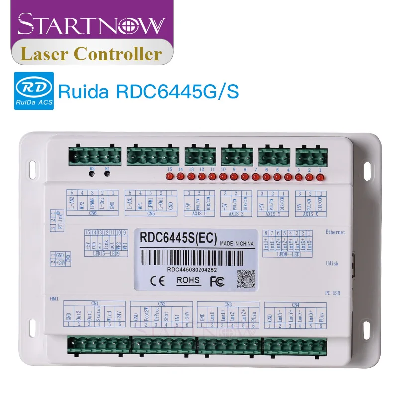 Imagem -04 - Ruida Co2 Laser Controlador Atualização Motherboard para Cnc Laser Máquina de Corte Sistema de Controle Rdc6445gt5 Rdc6445s